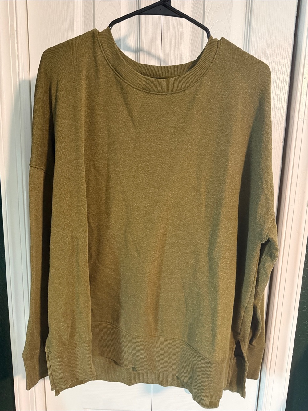 Time and Tru Olive Green Pullover Sweatshirt XXL